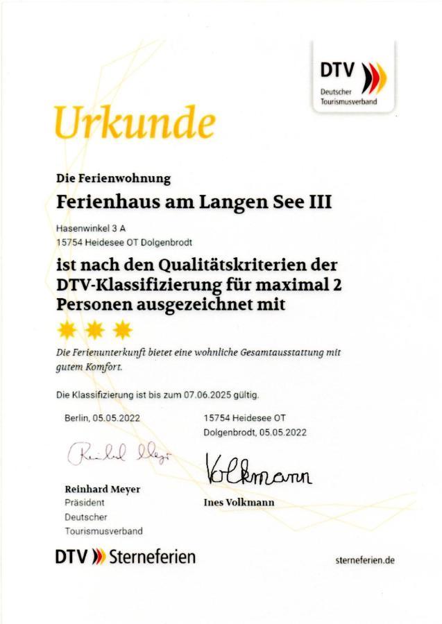 Ferienhaus Am Langen See III Heidesee ภายนอก รูปภาพ